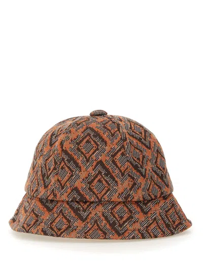 Needles Hat Geometric Pattern Stitched Detailing
