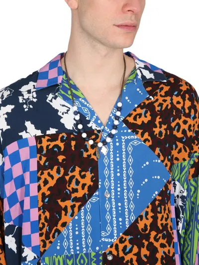 Marcelo Burlon County Of Milan Marcelo Burlon Hawaii Mix & Match Shirt In Multi
