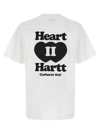 Carhartt Heart Ii Hartt T-shirt In White
