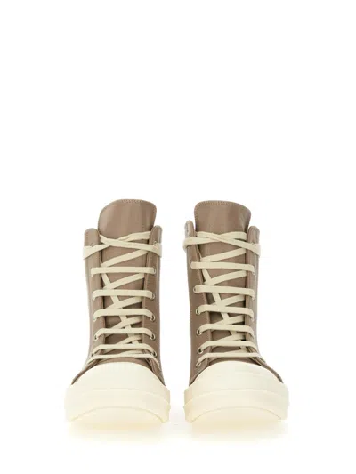 Rick Owens High Sneakers. In Multi