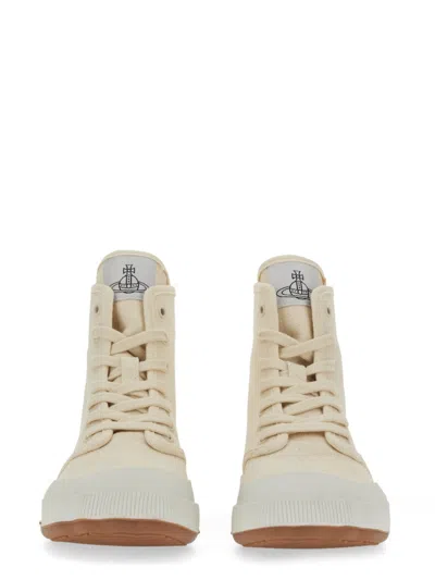 Vivienne Westwood High Top Sneaker In Neutral