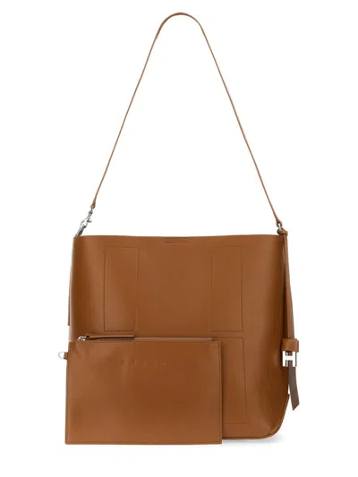 Hogan Women's Hobo Bag Hocket Medium In Brown