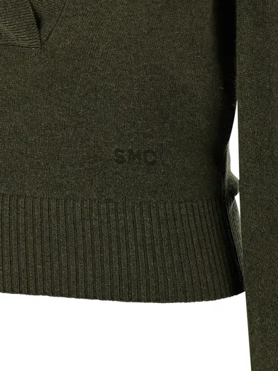 Stella Mccartney Hooded Sweater Sweaters And Cardigans Green In Gray