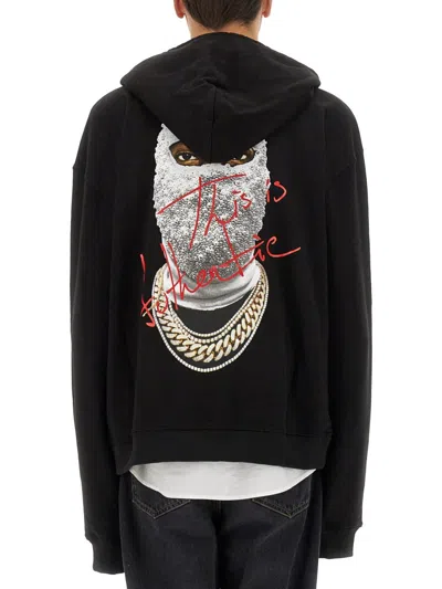 Ih Nom Uh Nit Mask Authentic Hoodie In Black