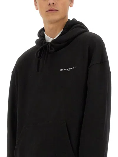 Ih Nom Uh Nit Mask Authentic Hoodie In Black