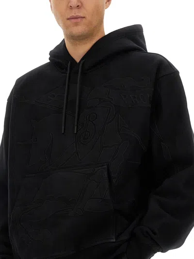 Burberry Sweatshirts In Black