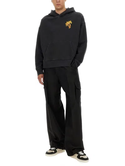 Palm Angels Sweatshirt In Black