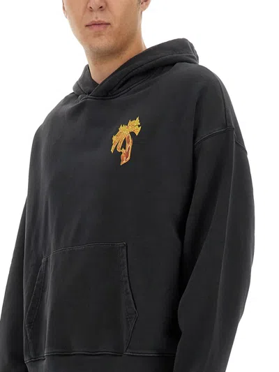 Palm Angels Sweatshirt In Black