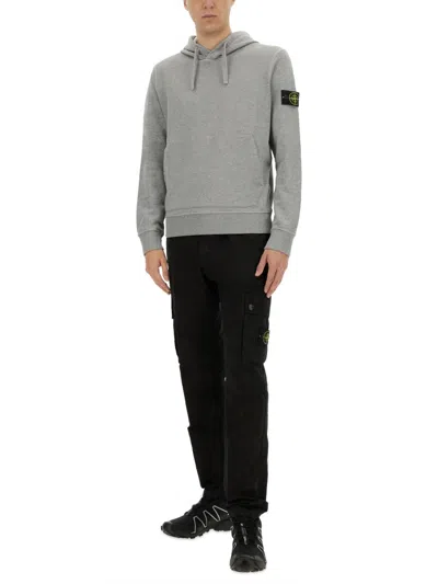 Stone Island Sweaters In Gray