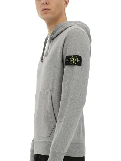 Stone Island Sweaters In Gray