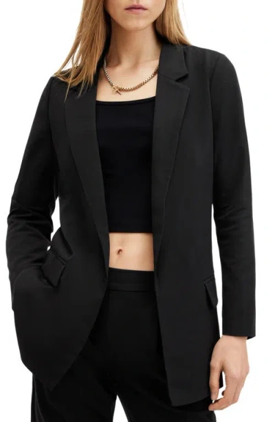 Allsaints Aleida Lightweight Tri Blazer In Black