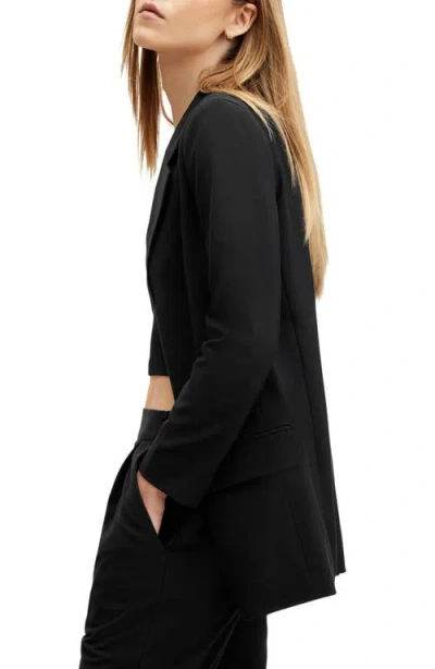 Allsaints Aleida Lightweight Tri Blazer In Black