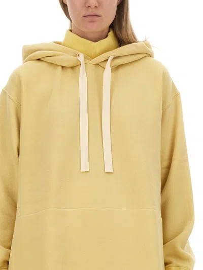 Jil Sander Women's Hoodie In Yellow