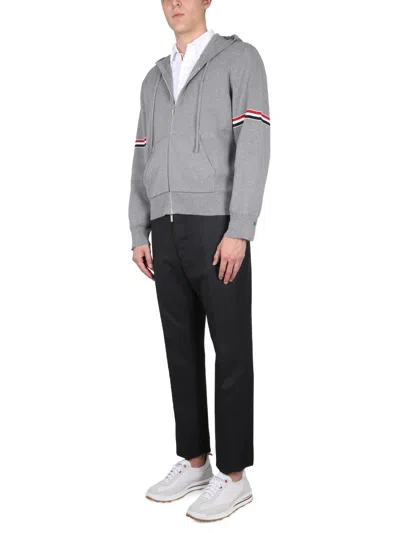 Thom Browne Men's Hoodie In Gray