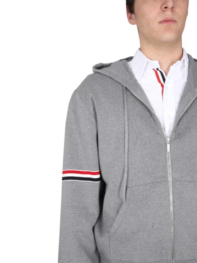 Thom Browne Men's Hoodie In Gray