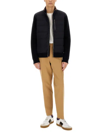 Paul Smith Hybrid Down Jacket In Black