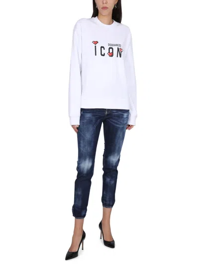 Dsquared2 T-shirt-xs Nd Dsquared Female In White