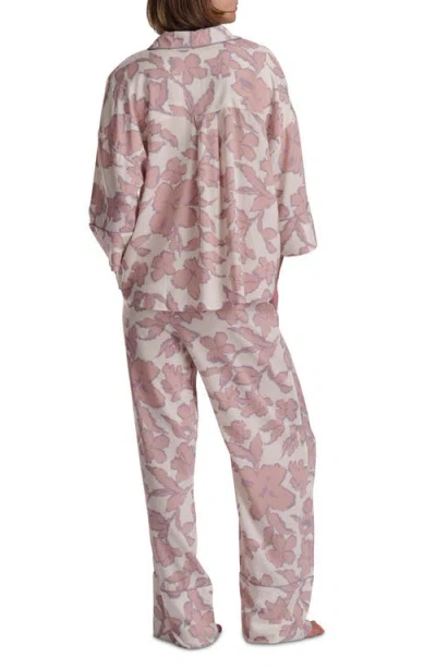 Splendid Celestial Print Pajama Pant Set In Pink