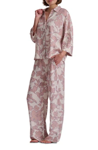 Splendid Celestial Print Pajama Pant Set In Pink