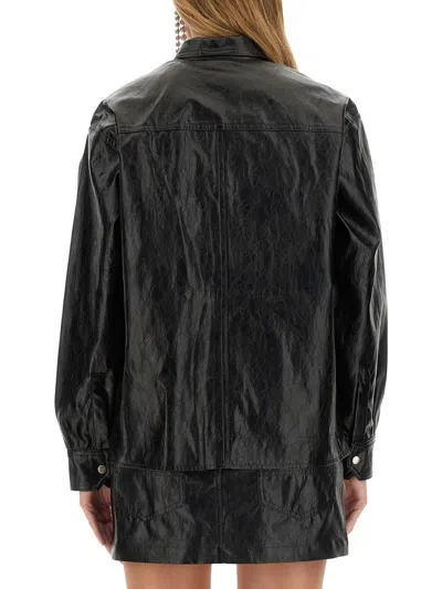 Isabel Marant Étoile Pocketed High-waisted Button Skirt In Black