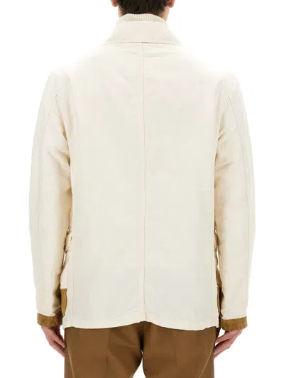 Fay Men Jacket 4 Hooks In White