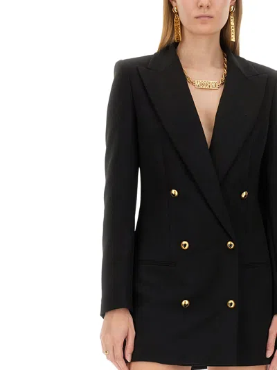 Moschino Couture Jacket Dress In Black