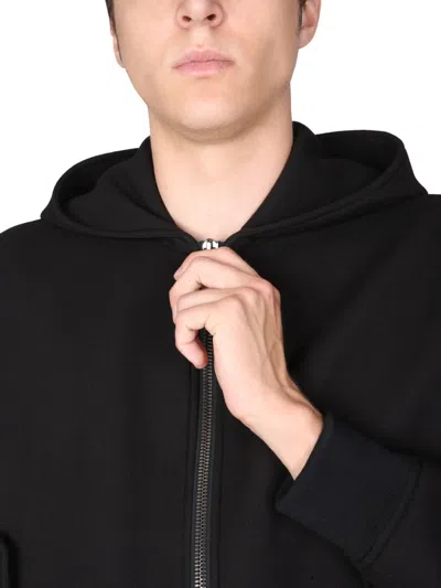 Moschino Men's Jacket With Logo In Black