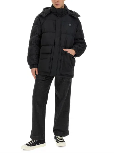 Maison Kitsuné Jacket With Logo In Black