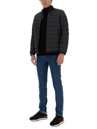 Woolrich Bering Full Zip Down Jacket In Black