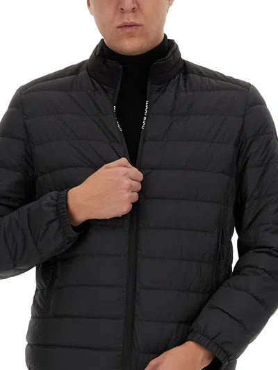 Woolrich Bering Full Zip Down Jacket In Black