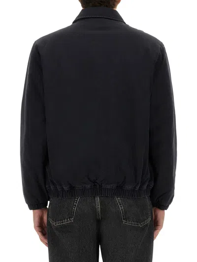 Obey Zip-up Shirt Jacket In Black