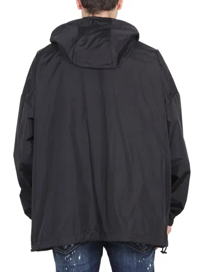 Dsquared2 Dsquared Men Jacket With Logo Patch In Black