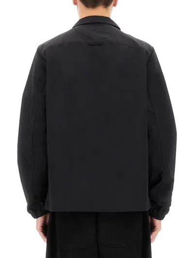 Fred Perry Snap Buttons Jacket Featuring Pocket In Black