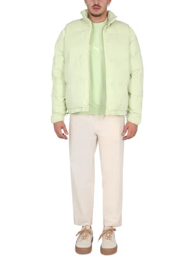 Sunnei Padded Jacket With High Neck In Multi