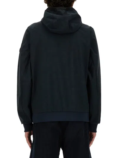 Woolrich Jacket With Zip In Blue