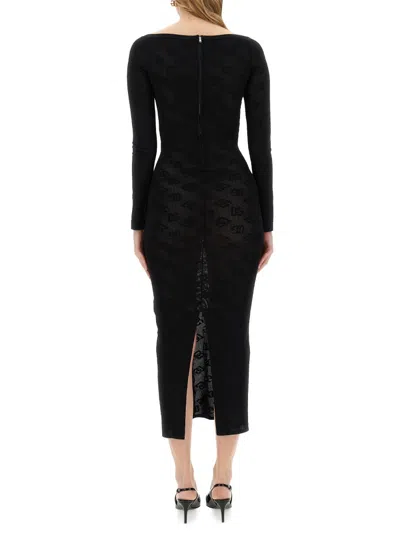 Dolce & Gabbana Midi Dress In Black