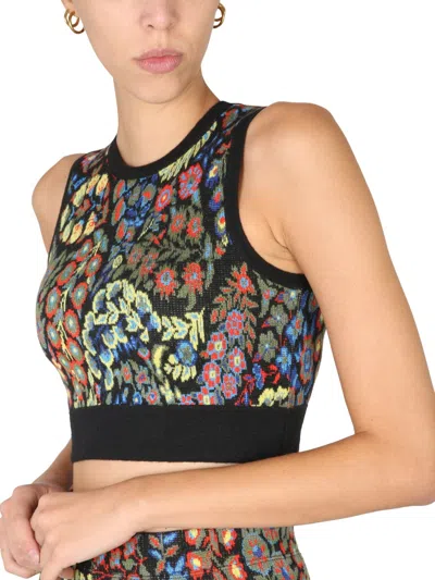 Etro Women's Jacquard Wool Blend Top And Leggings In Multi