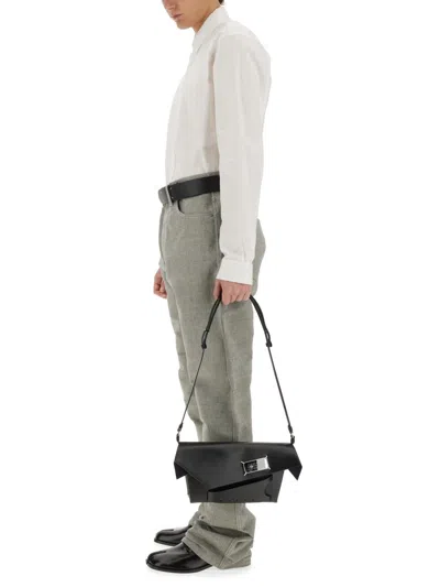 Maison Margiela Denim Jeans With Wide Leg And Pockets In Gray