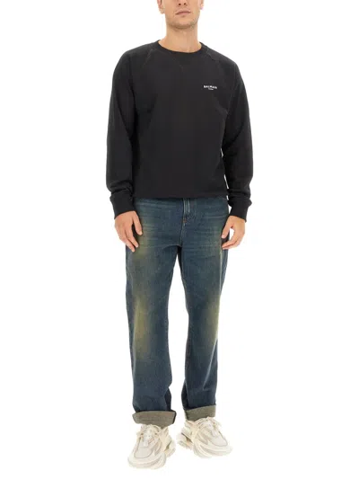 Balmain Men's Jeans In Black