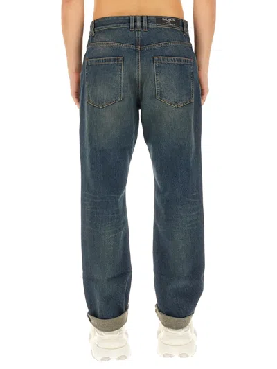 Balmain Men's Jeans In Black