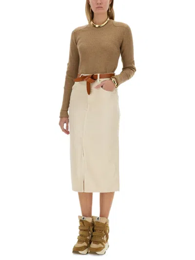 Isabel Marant Étoile Jersey "gabyne" In Neutral