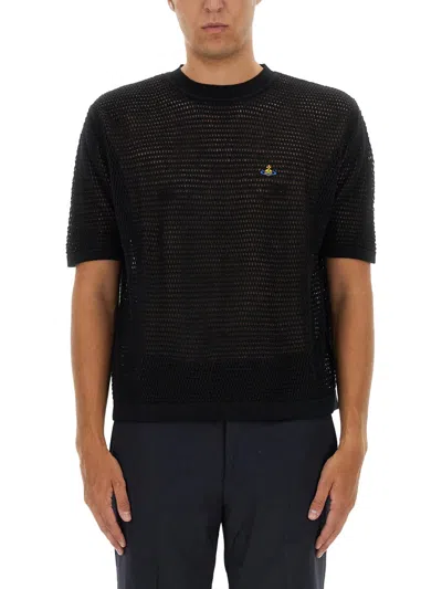 Vivienne Westwood Jersey "julian" In Black