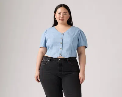 Levi's Moxie Blouse (plus Size) In Blue