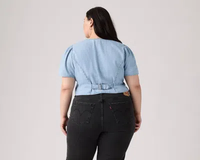 Levi's Moxie Blouse (plus Size) In Blue