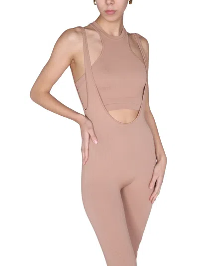 Andreädamo Andreādamo Jersey Leggings In Pink