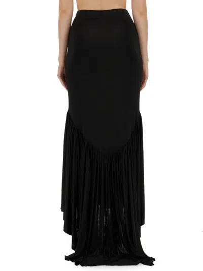 Nina Ricci Fluid Mermaid Skirt In Black