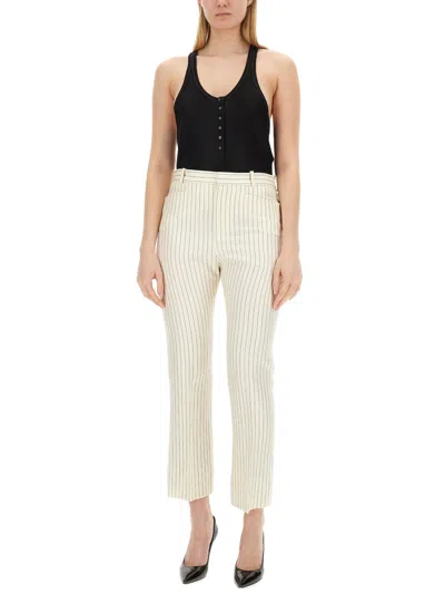 Tom Ford Cotton Blend Rib Jersey Tank Top In Black