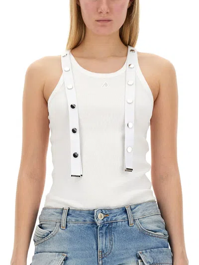 Attico Tank Top In White