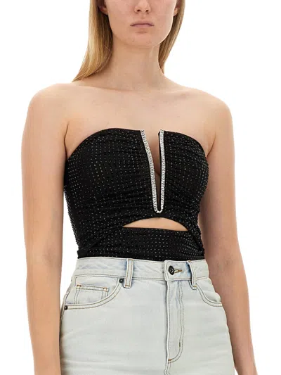 Self-portrait Top In Black