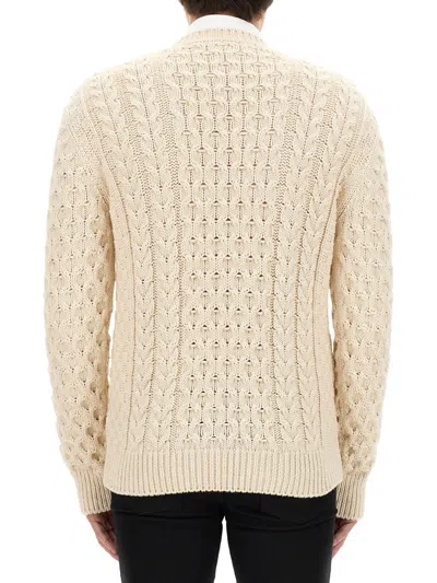Givenchy 4g Knit Sweater In Neutral